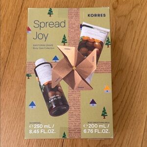 NEW Korres Santorini Grape Body Care Collection